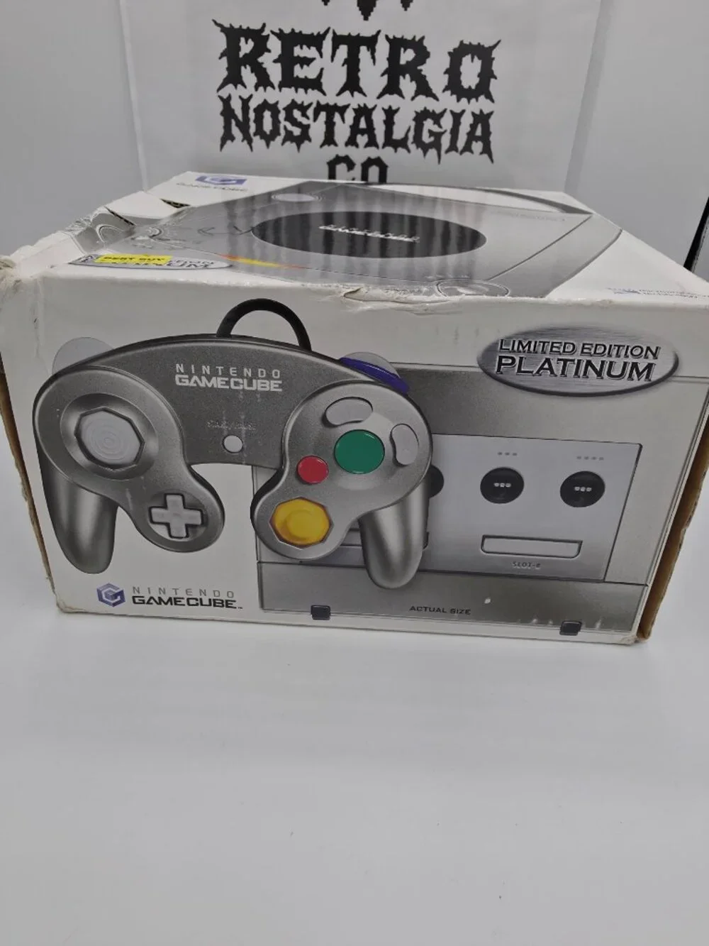 Nintendo GameCube Platinum Edition in box